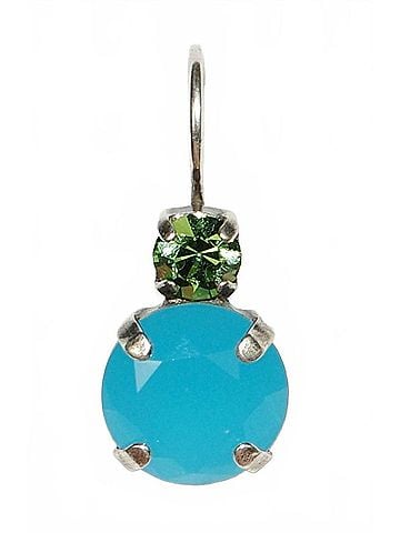 Mariana Women's Caprioska Audrey Earrings in Green/ Blue (view 1)