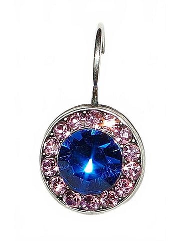 Mariana Women's Kiss From A Rose Sophia Earrings in Blue/ Pink (view 1)