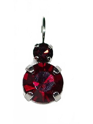 Mariana Women's Saba Drop Earrings in Red (view 1)