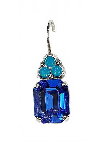 Mariana Women's Zhang Earrings in Blue / Teal (view 1)