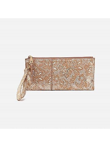Hobo The Original Vida Wristlet in Gilded Petals (view 1)