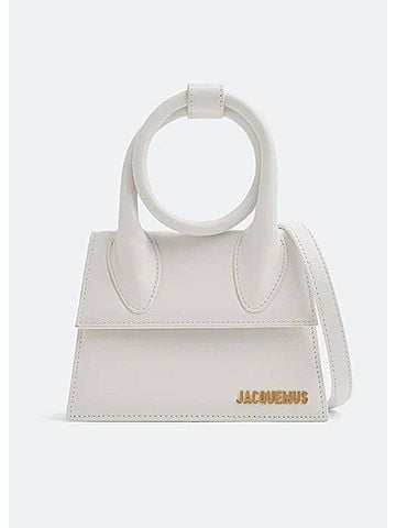 Jacquemus Women's Le Chiquito Noeud Bag in White (view 1)