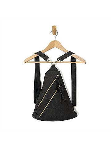 Joy Susan Women's Peyton Convertible Backpack in Black (view 1)