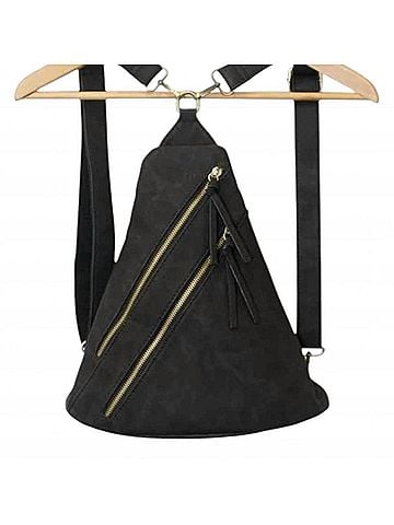 Joy Susan Women's Peyton Convertible Backpack in Black (view 2)