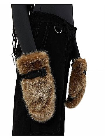 Apparis Lumi Mitten in Fawn (view 2)