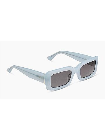 DIFF Women's Indy Sunglasses in Blue Dust+Grey (view 1)