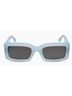 DIFF Solid Blue Women's Indy Sunglasses in Blue Dust+Grey One size - photo 2