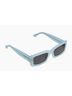DIFF Solid Blue Women's Indy Sunglasses in Blue Dust+Grey One size - photo 4