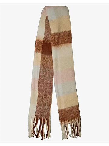 Wyeth Women's Roscoe Scarf in Pink Brown (view 1)