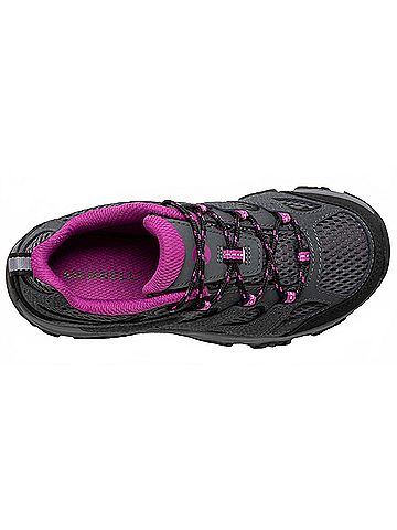Merrell Big Kid's Moab 3 Low Sneakers in Granite/Berry (view 2)