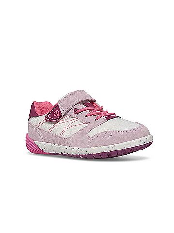 Merrell Infant-Toddler Baresteps A83 Sneaker in Lilac/Berry (view 2)