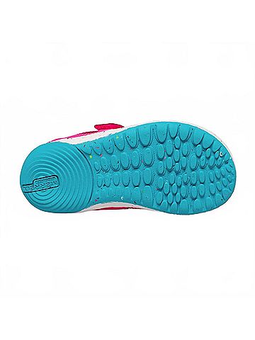 Merrell Infant-Toddler Bare Steps H20 Water Shoes in Berry/Turq (view 2)
