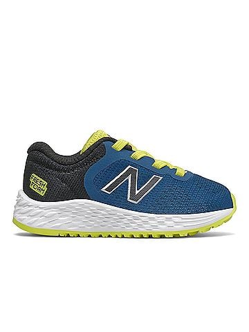 New Balance Toddlers' Arishi V2 Sneaker in Oxygen Blue Sulphur Yellow (view 1)