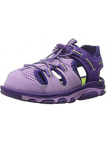 New Balance Big Kid's Adirondack Closed-Toe Sandal in Purple/ Lilac (view 2)