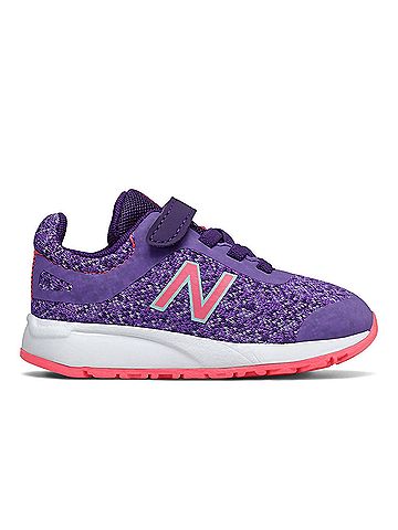 New Balance Infant-Toddler 455 V2 Running Shoe in Mirage Violet/Guava (view 1)