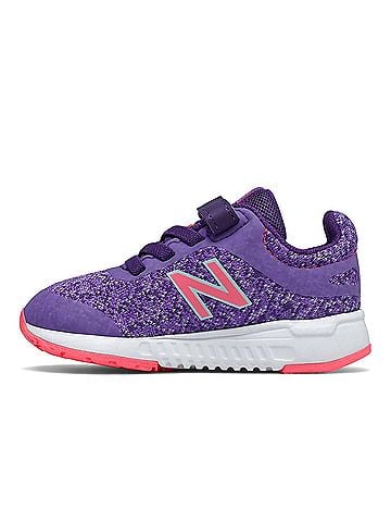 New Balance Infant-Toddler 455 V2 Running Shoe in Mirage Violet/Guava (view 2)