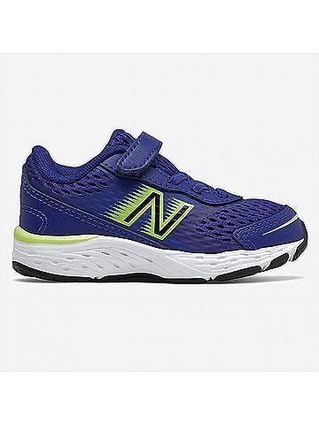 New Balance Kids' 680 V6 Running Shoe in Marine Blue (view 1)