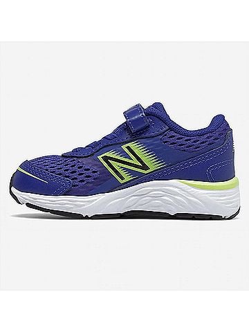 New Balance Kids' 680 V6 Running Shoe in Marine Blue (view 2)