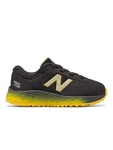 New Balance Toddlers' Arishi V2 Sneaker in Black/Yellow (view 1)
