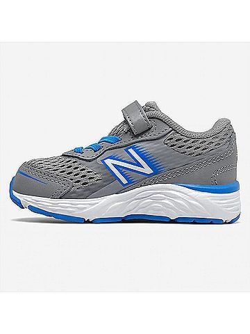 New Balance Kids' 680 V6 Running Shoe in Marblehead/Vision Blue (view 2)