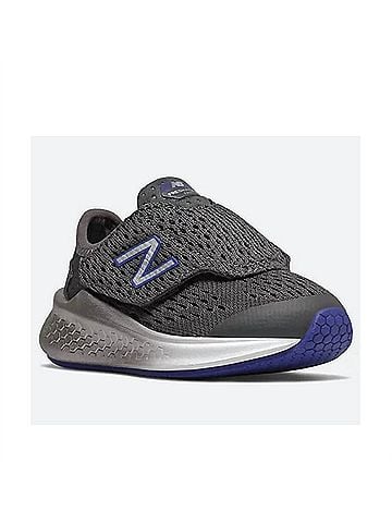 New Balance Kid's Fresh Foam Running Shoe in Magnet (view 2)