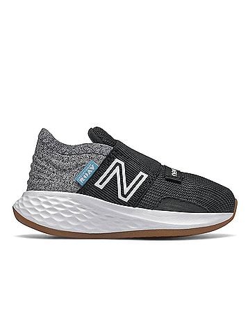 New Balance Kid's Fresh Foam Shirt Shoes in Roav Black (view 1)