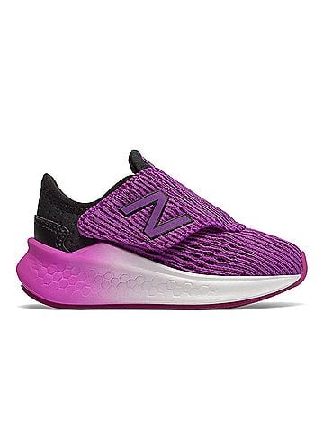 New Balance Kid's Fresh Foam Running Shoe in Purple (view 1)