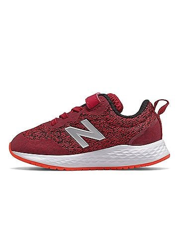 New Balance Kid's Iaaricr3 Shoes in Neo Crimson/Neo Flame (view 2)