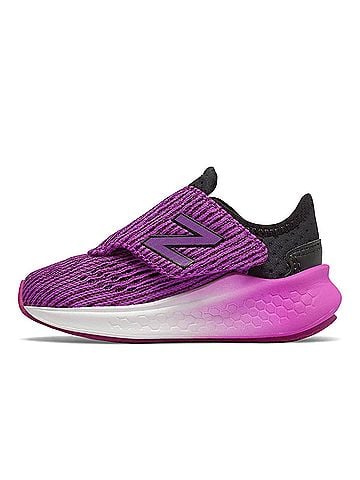 New Balance Kid's Fresh Foam Running Shoe in Purple (view 2)