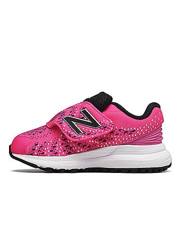 New Balance Kids' Rush V3 Running Shoe in Pink/Black (view 2)