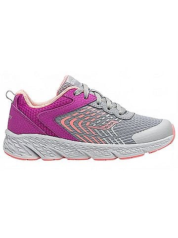 Saucony Kid's Wind Sneakers in Purple/Grey (view 1)