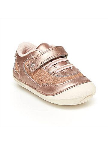 Stride Rite Toddler Jazzy Sneaker in Rose Gold (view 2)