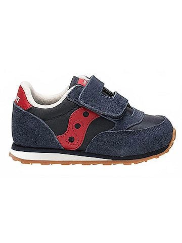 Saucony Toddler's Jazz Sneakers in Navy/Red (view 1)