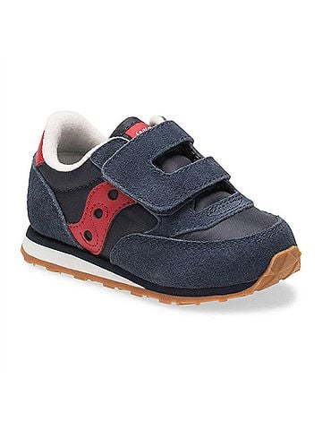 Saucony Toddler's Jazz Sneakers in Navy/Red (view 2)
