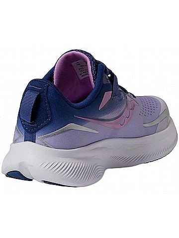 Saucony Kid's Ride 15 Sneakers in Mauve/Indigo (view 2)
