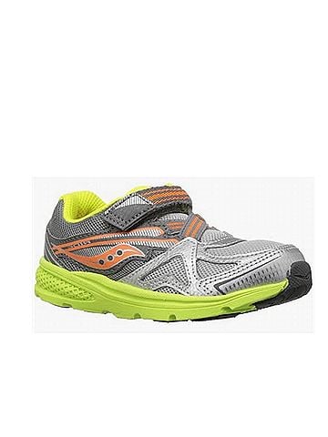 Saucony Toddler's Ride Sneakers in Green / Gray / Orange (view 1)