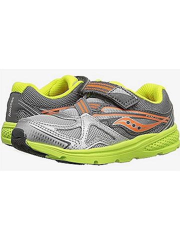 Saucony Toddler's Ride Sneakers in Green / Gray / Orange (view 2)