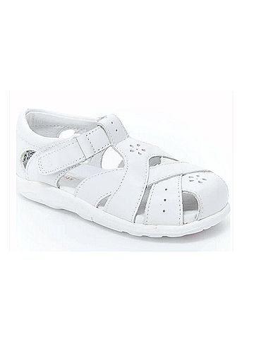 Stride Rite Toddler Tulip Sandal in White (view 1)