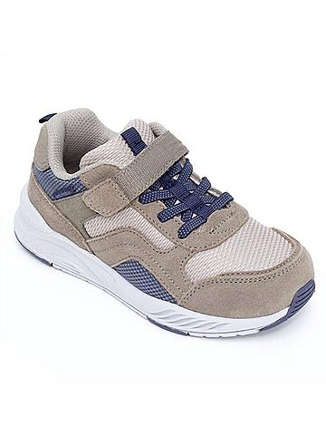 Stride Rite Little Kid's Made2play Brighton Sneaker in Taupe (view 2)