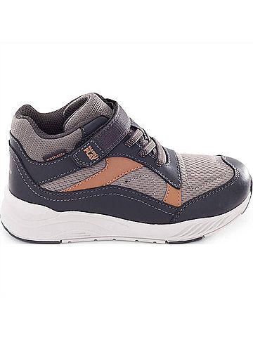 Stride Rite Little Kid's Made2play Wilson Sneaker in Asphalt (view 1)