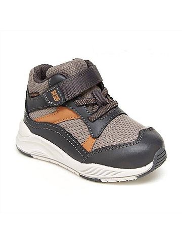 Stride Rite Little Kid's Made2play Wilson Sneaker in Asphalt (view 2)
