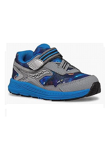 Saucony Toddler's Ride 10 Sneakers in Grey/Blue/Space (view 1)