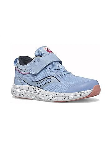 Saucony Junior Kid's Kinvara 14 Ac Sneakers in Light Blue (view 2)