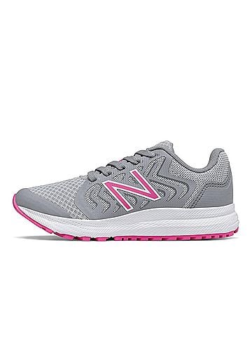 New Balance Kid's 519 V2 Running Shoes in Aluminum/Fusion (view 2)