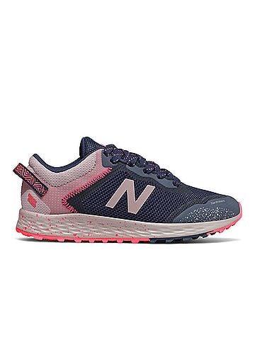 New Balance Little Kid's Fresh Foam Shoes in Arishi Natural Indigo/Saturn Pink (view 1)