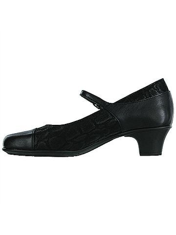 SAS Women's Isabel Mary Jane Pumps in Black / Snake (view 2)