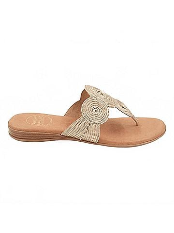 Andre Assous Women's Nikky Sandals in Platino (view 1)