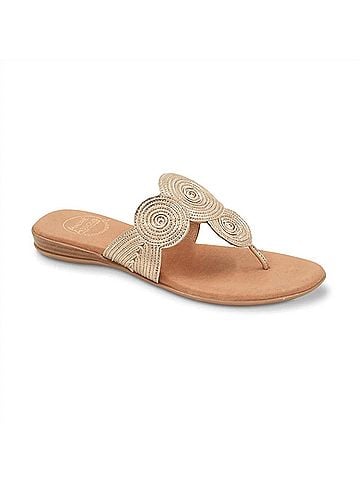 Andre Assous Women's Nikky Sandals in Platino (view 2)