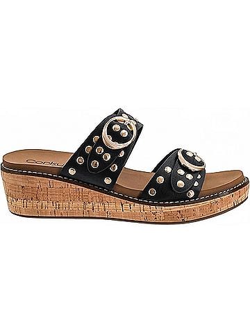 Corkys Women's Told You So Wedges in Black (view 1)