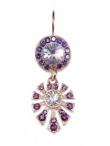 Mariana Women's Dunaway Wildberry Earrings in Lavender / Purple (view 1)